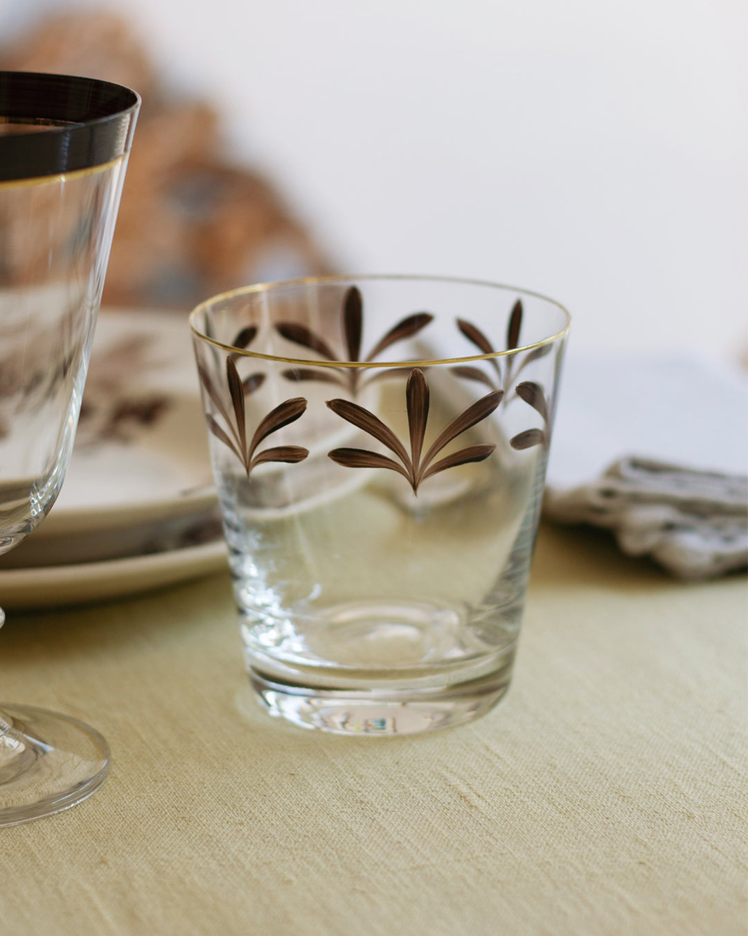 Jalisco Tumblers · hand-painted glassware, view 3 · Los Vasos de Agua Clara