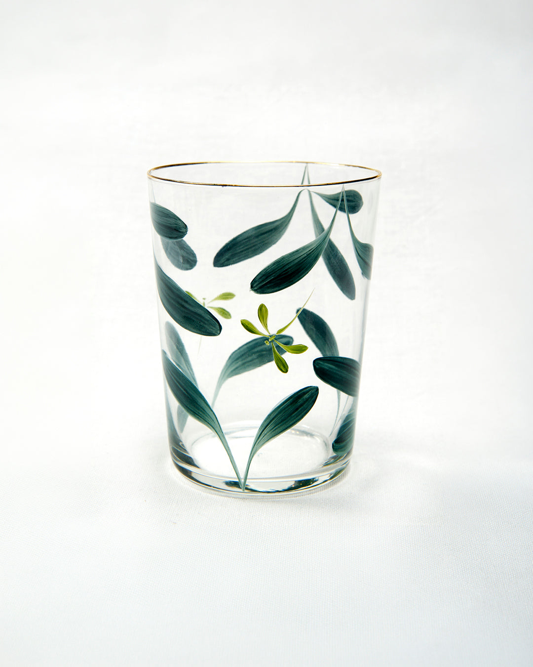 Melides Spring Tumblers · hand-painted glassware, view 3 · Los Vasos de Agua Clara