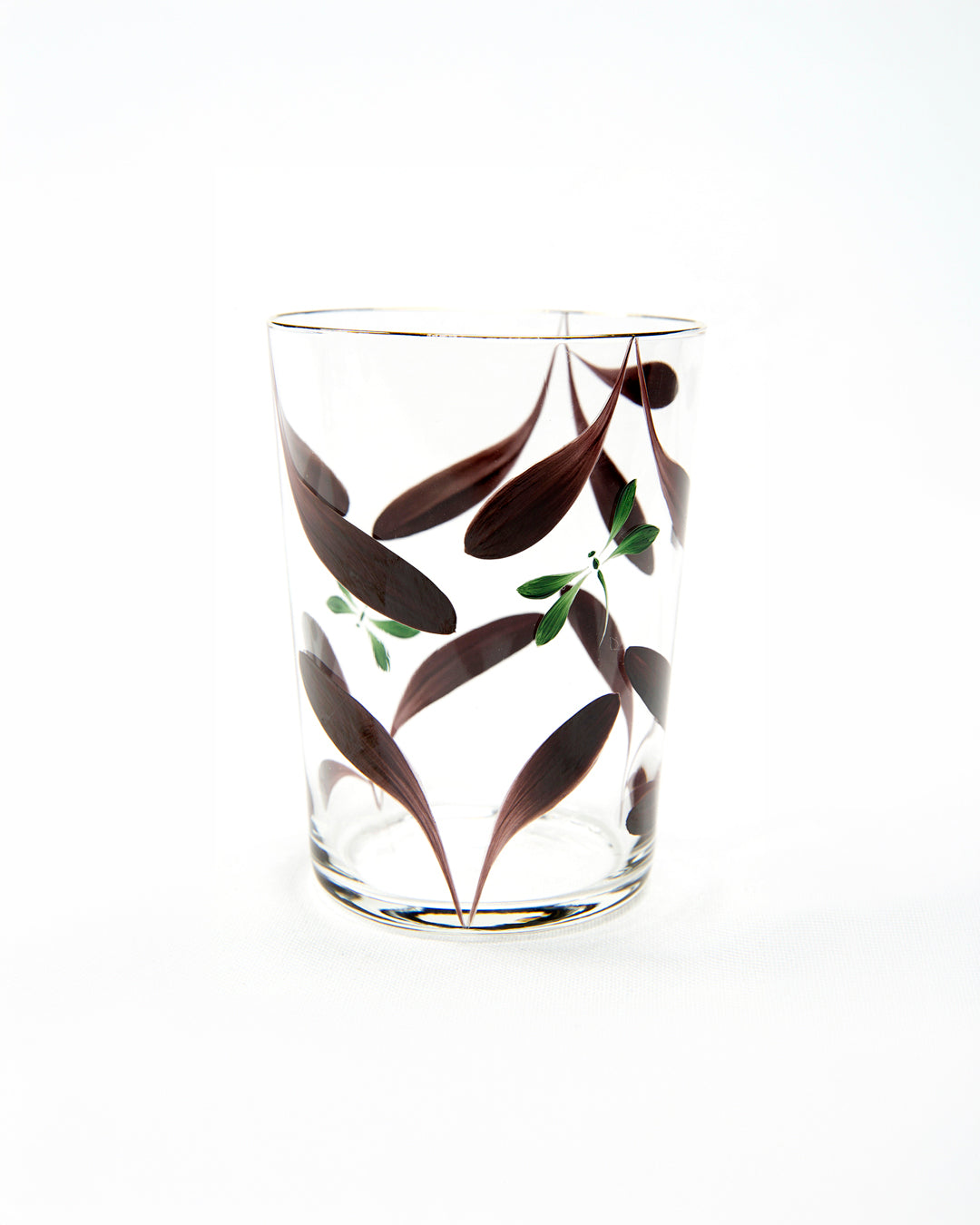 Melides Winter Tumblers · hand-painted glassware, view 7 · Los Vasos de Agua Clara