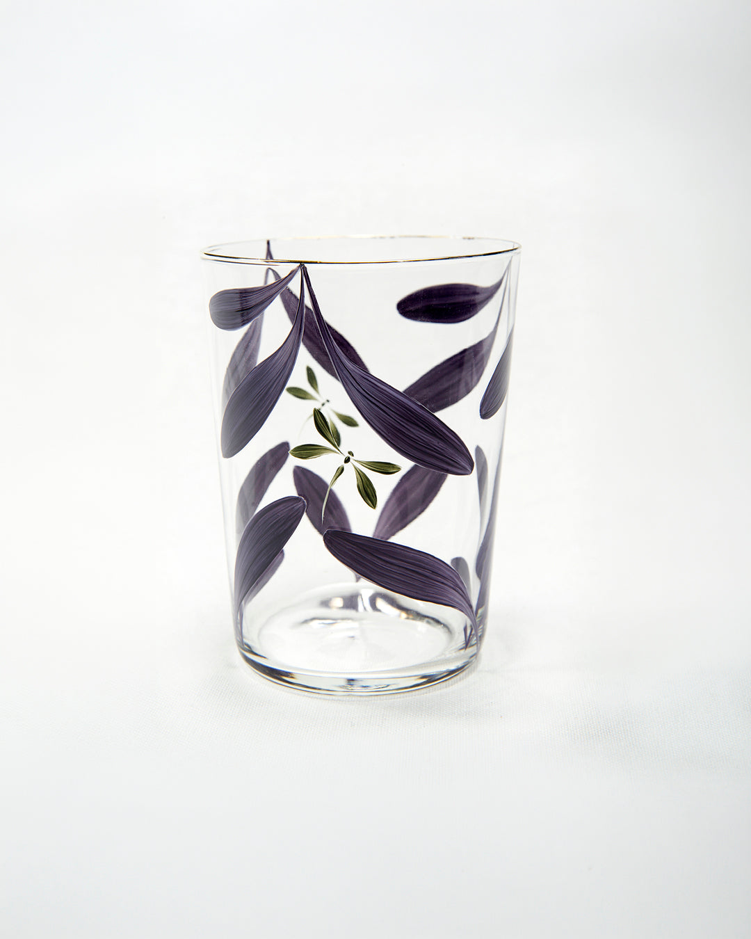 Melides Winter Tumblers · hand-painted glassware, view 5 · Los Vasos de Agua Clara