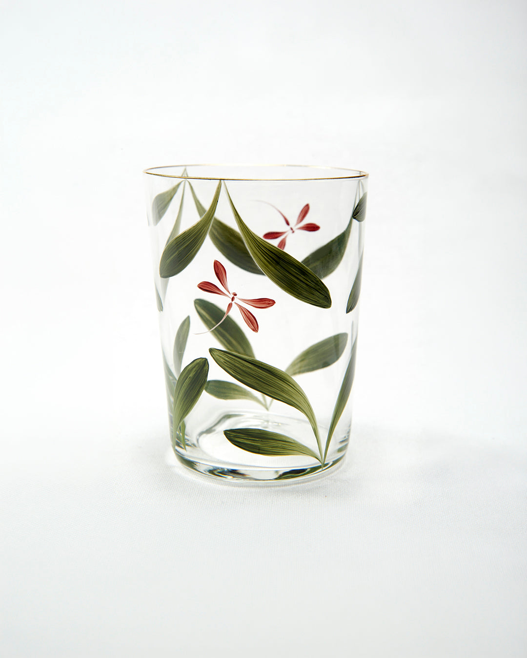 Melides Winter Tumblers · hand-painted glassware, view 6 · Los Vasos de Agua Clara