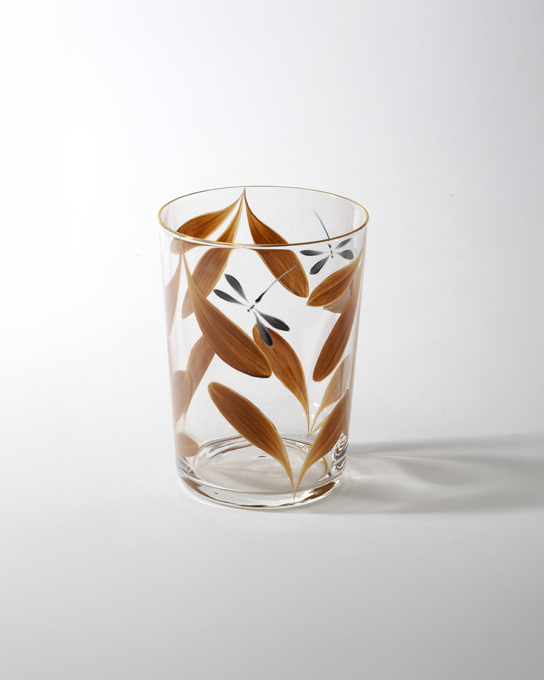 Melides Summer Tumblers · hand-painted glassware, view 4 · Los Vasos de Agua Clara