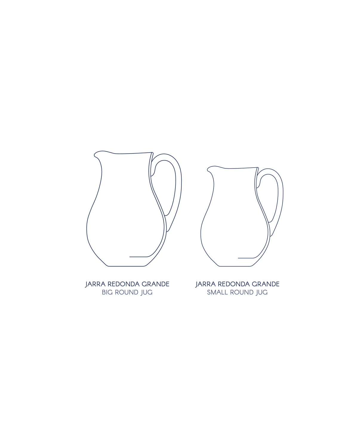 Melides Jug · hand-painted glassware, view 9 · Los Vasos de Agua Clara