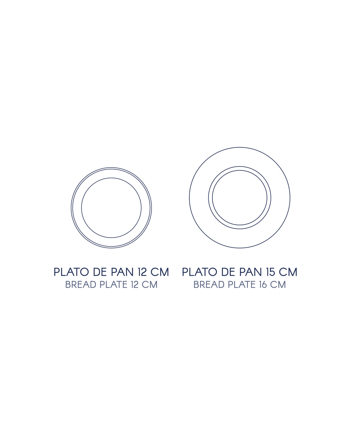 Jalisco Bread Plates · hand-painted glassware, view 11 · Los Vasos de Agua Clara
