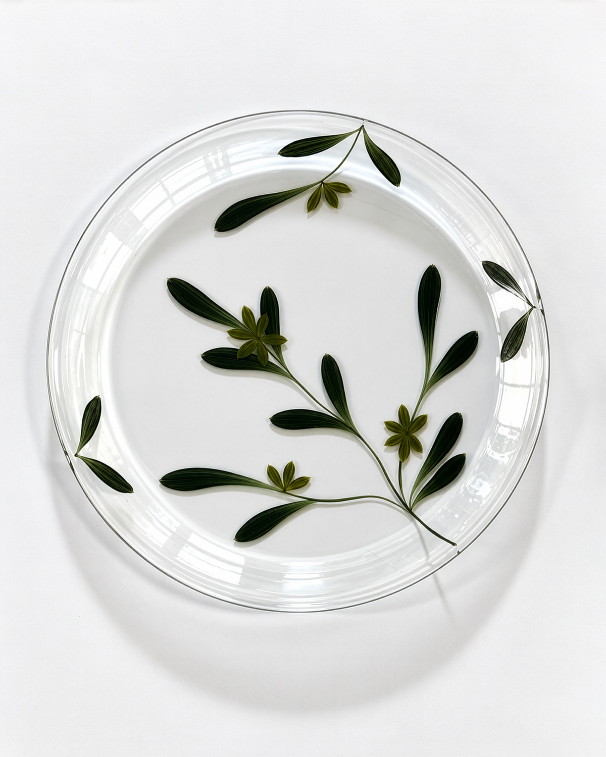 Jalisco Bread Plates · hand-painted glassware, view 5 · Los Vasos de Agua Clara