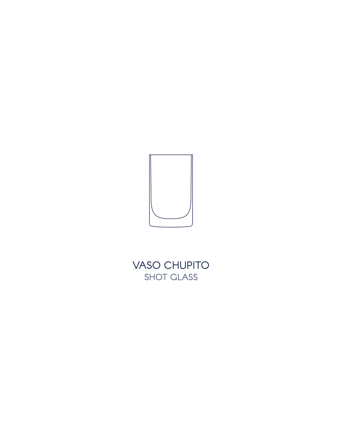 Vasos Chupito Melides · cristalería pintada a mano, vista 4 · Los Vasos de Agua Clara