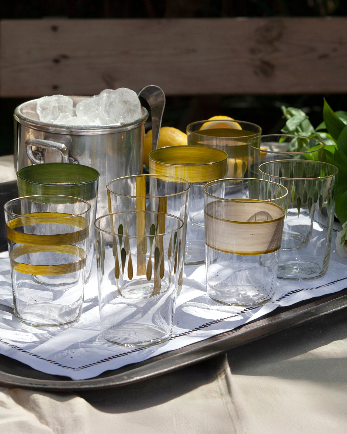 Soul Tumblers · glassware hand-painted by Los Vasos de Agua Clara