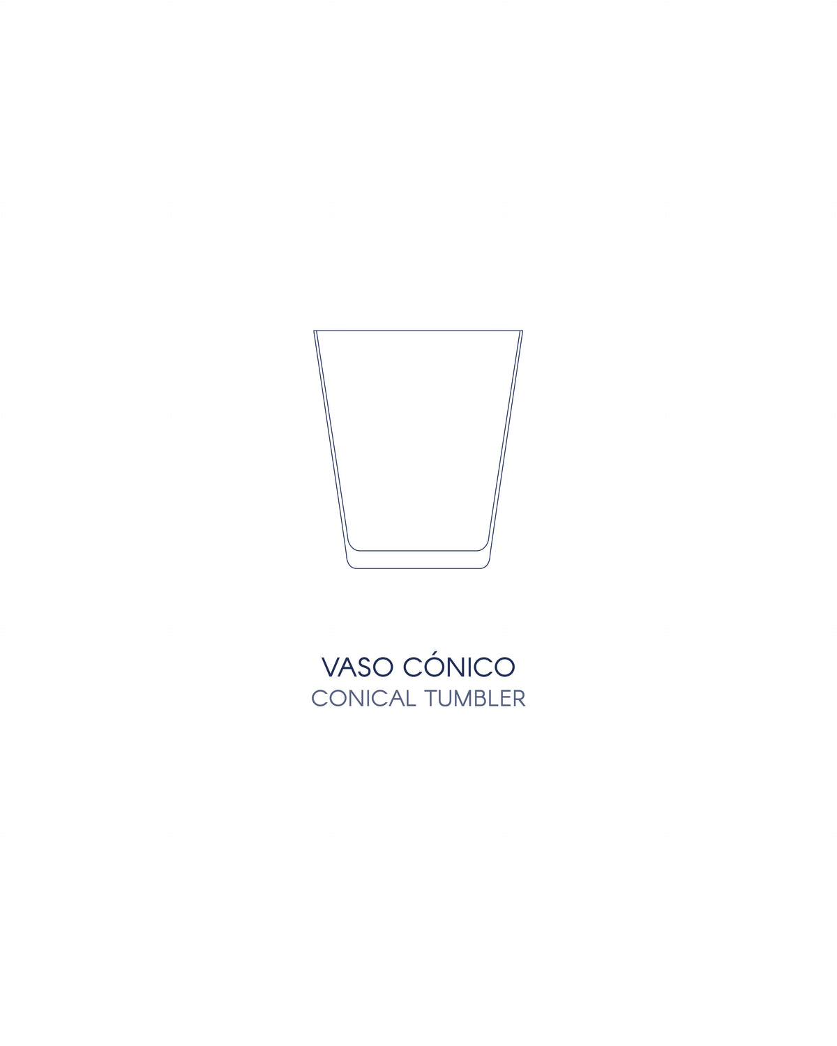 Vasos Palawan · cristalería pintada a mano, vista 4 · Los Vasos de Agua Clara