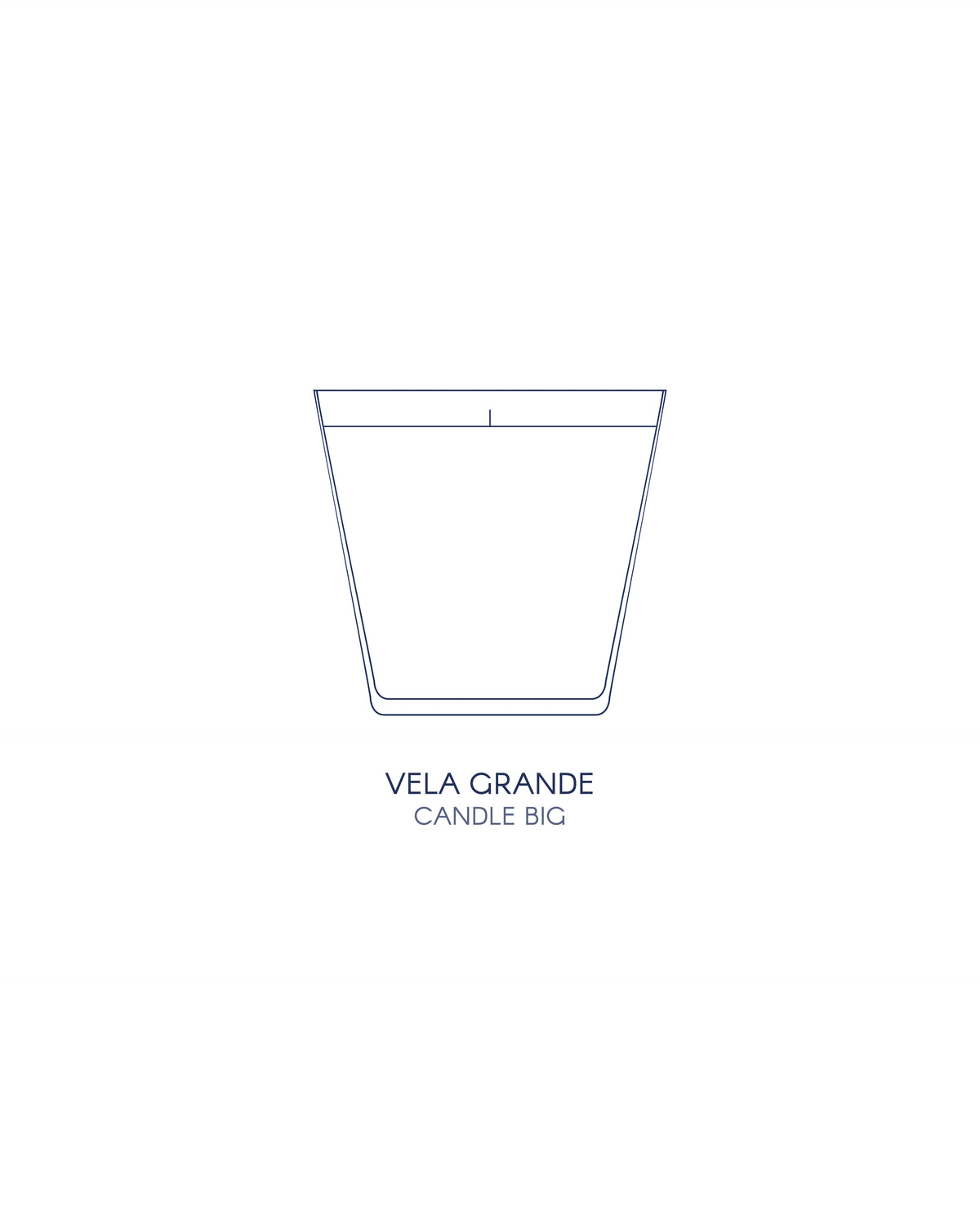 Large Saanen Candle Holder · hand-painted glassware, view 3 · Los Vasos de Agua Clara