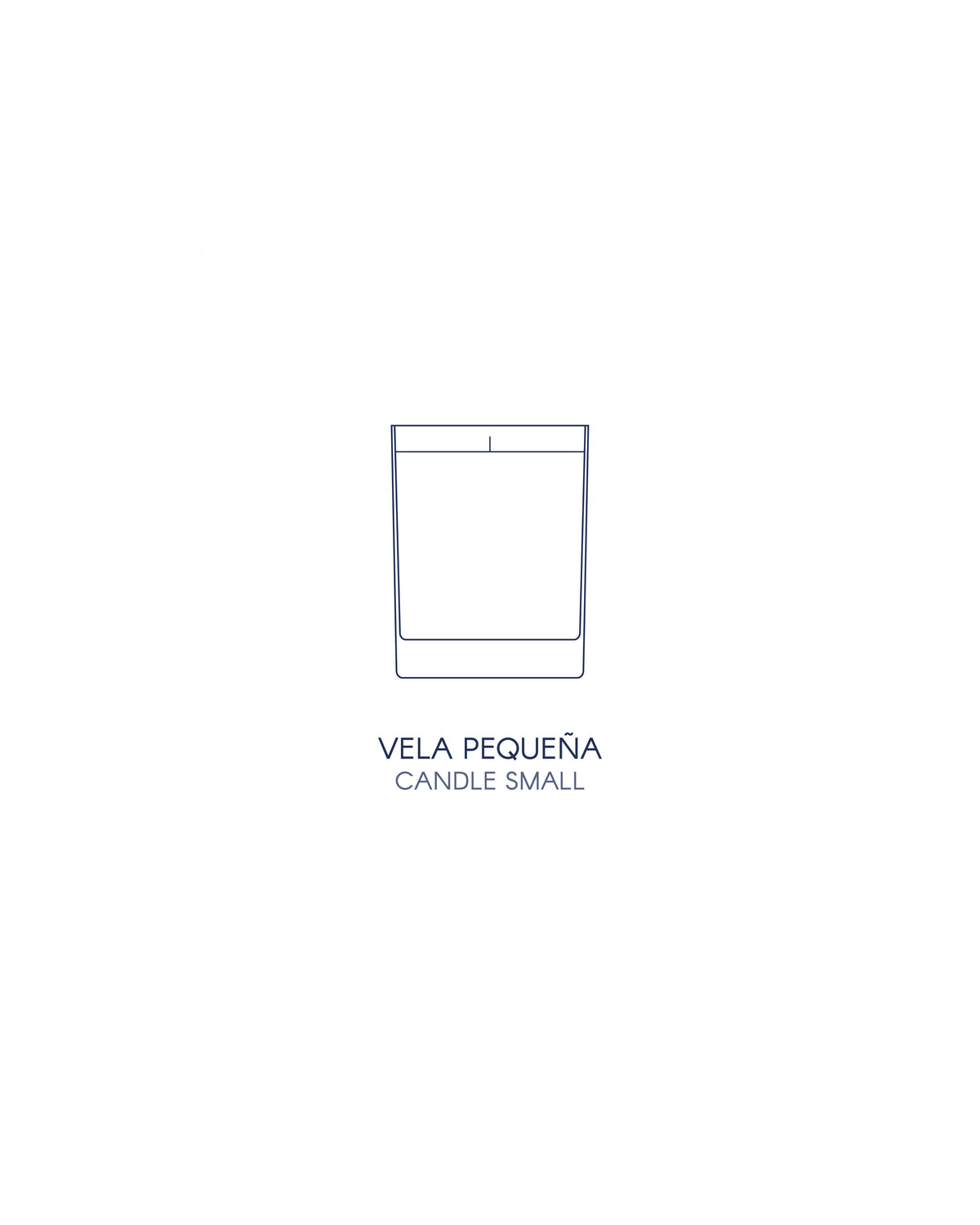 Small Melides Candle Holder · hand-painted glassware, view 3 · Los Vasos de Agua Clara
