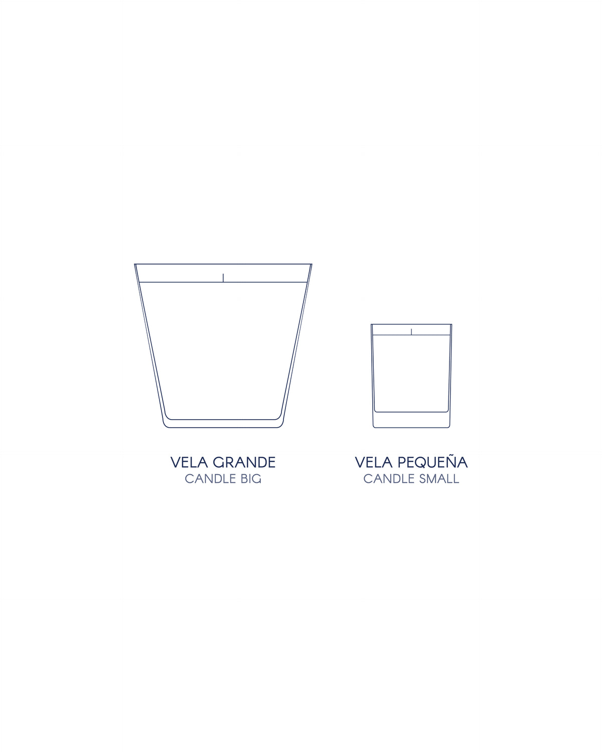 Vela Melides · cristalería pintada a mano, vista 5 · Los Vasos de Agua Clara